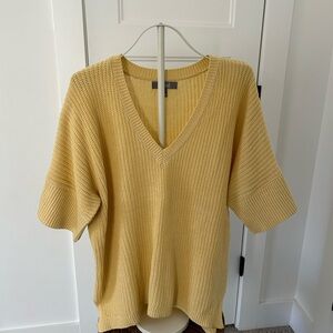 NWOT Marled V-Neck Oversized Sweater